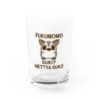 meguminのフクモモは好き？ Water Glass :front