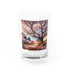 bobokeの桜 Water Glass :front