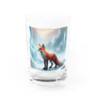ブルーレイの氷山と狐 Water Glass :front