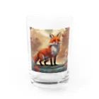 ブルーレイの遠い異国の伝説を語る狐 Water Glass :front
