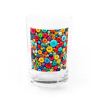 BrilliantTiaraのカラフルボタン Water Glass :front