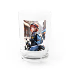 ヨーカズのバイク女子そら Water Glass :front