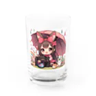 かるるんショップのカメラと傘とうさ耳少女とシリーズ Water Glass :front