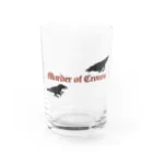 Yellow_SparrowのMurder of Crows Water Glass :front