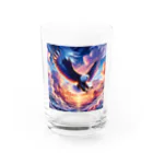 creatoonの空と大鷹 Water Glass :front