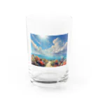 ウェブエンパイアの古（いにしえ）に、太陽の下に海洋と海草がありけり Water Glass :front