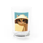 AQUAMETAVERSEの箱からのぞいている子猫　ラフルール　1859 Water Glass :front