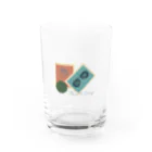  SATOHIROショップのレトロウェーブハーモニー Water Glass :front