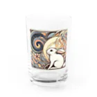 tearai-ugaiのヌーボーウサギ Water Glass :front