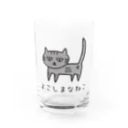 nijinekoのよこしまなねこ Water Glass :front