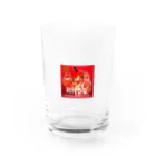 みちのくプロレス　MICHINOKU PRO-WRESTLINGの山谷林檎🍎　イラストグラス Water Glass :front