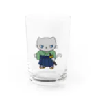 ふうこジャスミンのつり目ねこサムライ Water Glass :front