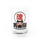 miyangicの男組太鼓魂七猫にゃん衆LHー大OTOKO-LH Water Glass :front