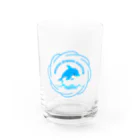 H.webPのAmaxsaイルカウォッチング-シンプルマーク Water Glass :front