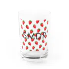 SAMADARA SHOPのサマダラロゴ✕いちごTシャツ Water Glass :front