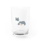 おいしいのぼくたちなかよし【おおかみとねこ】 Water Glass :front