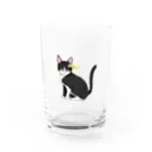 くろついchのミニぶんたくん Water Glass :front