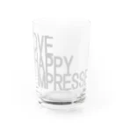 ainarukokoroの愛　幸せ　感動　love　happy　impressed Water Glass :front