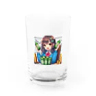 BURABOの魅力的な美少女がNISAで投資 Water Glass :front