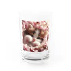 Chimetimeの桜と子猫 Water Glass :front