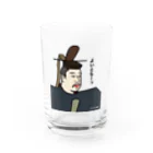 B-catのだじゃれ偉人シリーズ「源頼朝」 Water Glass :front