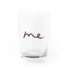 애정-ejon-のme. Water Glass :front