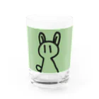 納豆ごはんのウサココスプレをするコンセント君（緑） Water Glass :front