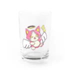 トゥナイト★YUKIのタロットキャット　ネネ Water Glass :front