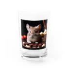 ZeroCreativeのチョコレートチンチラ Water Glass :front