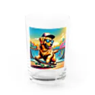 キャップ犬専門店のキャップ犬2 Water Glass :front