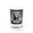 cotaro_worksのドラゴン 鉛筆画03 Water Glass :front