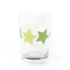 つきしょっぷのくすみカラーの星 Water Glass :front