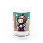 レトロゲームイラストのドット絵キャラクター Water Glass :front