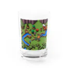 レトロゲームイラストのレトロゲードット絵ファミコン4 Water Glass :front