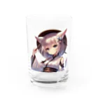 yos-1292583のねこニコばん Water Glass :front