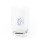 ぷえ店のシロハム・アイスブロック Water Glass :front