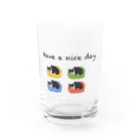 buuchapのボストンテリアHave a nice day. Water Glass :front