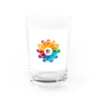 juten8の組合ロゴマーク Water Glass :front