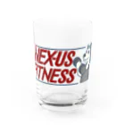 nex-usfitness武蔵浦和のネクサスフィットネス武蔵浦和のロゴグッズ Water Glass :front