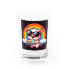 Peruperuの可愛い子豚 Water Glass :front