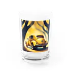 雑貨屋猫布団の黄色の外車 Water Glass :front