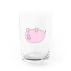 Hanamari のあたち、怒ってます　byぶた Water Glass :front