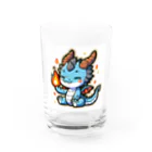 scarlet358のドラゴンくん Water Glass :front