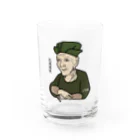 B-catのだじゃれ偉人シリーズ「松尾芭蕉」 Water Glass :front