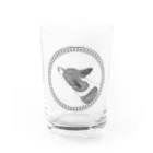 clarice-designのcool dog 2 Water Glass :front