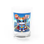 子猫カーニバルの煽り運転禁止！ Water Glass :front