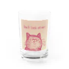 らうんじのコッチミンナネコ Water Glass :front