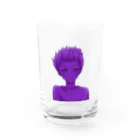 瞬間冷却の【紫の少年】瞬間冷却 Water Glass :front