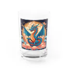 the blue seasonの昇華する守護龍 Water Glass :front