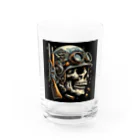 バッカスJPの兵士スカル Water Glass :front